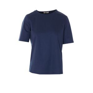Herno Women T-Shirt With Buttoned Lateral Split